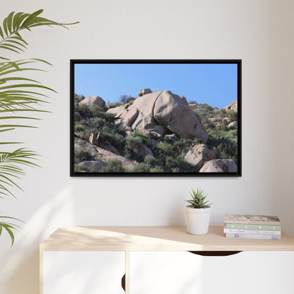 Ancient Stone Landscape - Unique Stretched Canvas Wall Art - Art By Earth