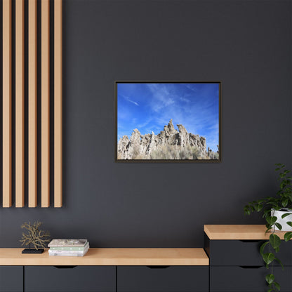 Frozen Sentinels - Unique Stretched Canvas Wall Art