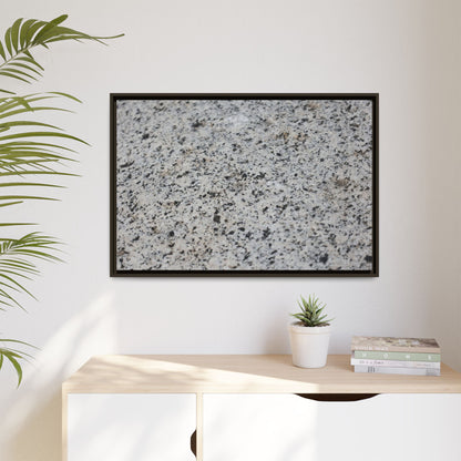 Monochrome Mosaic - Unique Stretched Canvas Wall Art - Art By Earth