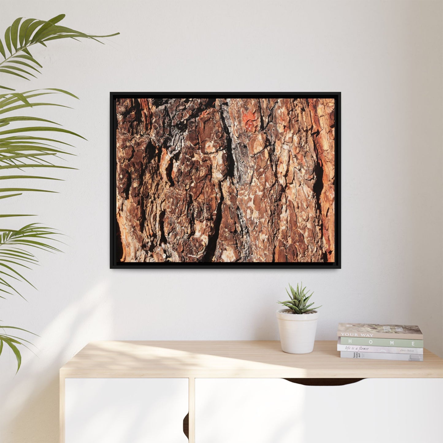 Nature's Rugged Canvas - Unique Stretched Canvas Wall Art