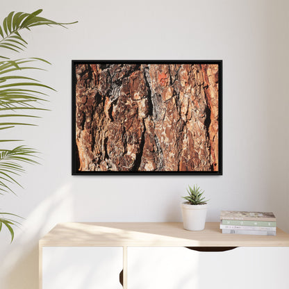 Nature's Rugged Canvas - Unique Stretched Canvas Wall Art