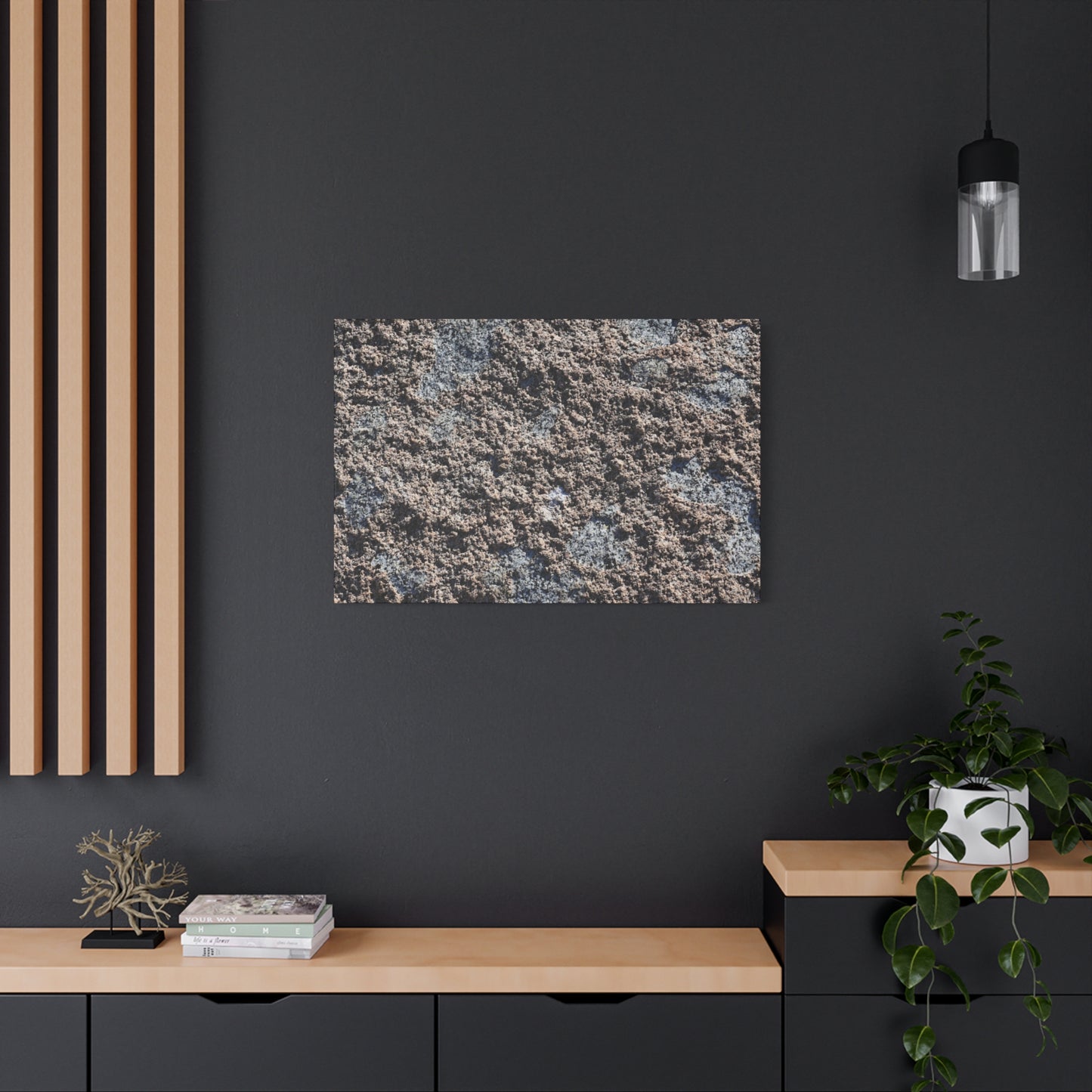 Soil and Stone - Unique Frameless Canvas Wall Art