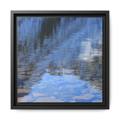 Reflected Stones - Unique Stretched Canvas Wall Art