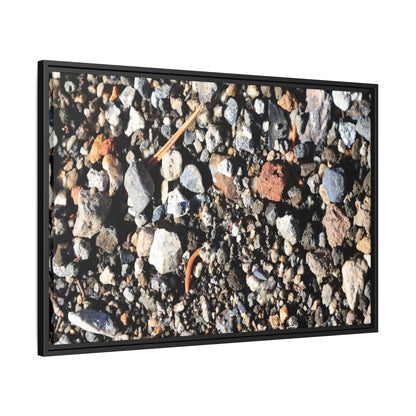 Stones and Soil - Unique Stretched Canvas Wall Art