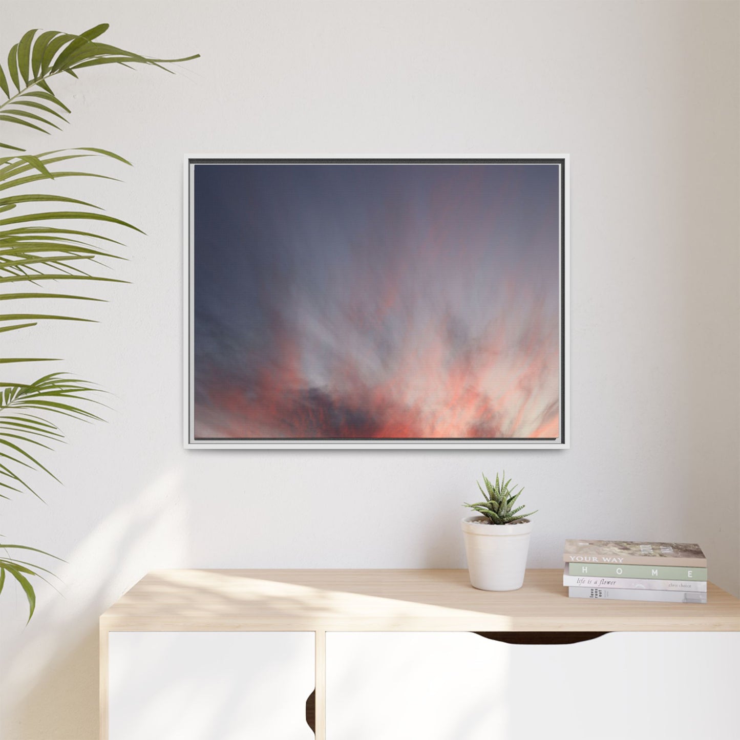 Celestial Blaze - Unique Stretched Canvas Wall Art - Art By Earth