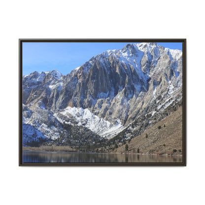 Frozen Reflection - Unique Stretched Canvas Wall Art