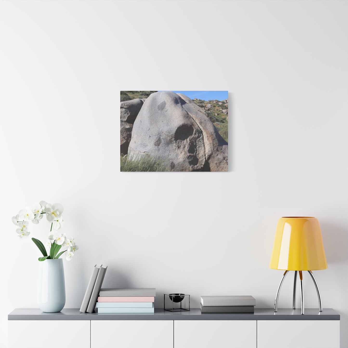 Skull Rock - Unique Frameless Canvas Wall Art - Art By Earth
