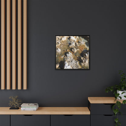 Stone Sea of Silence - Unique Stretched Canvas Wall Art