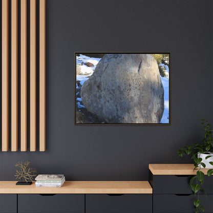 Glacial Solitude - Unique Stretched Canvas Wall Art