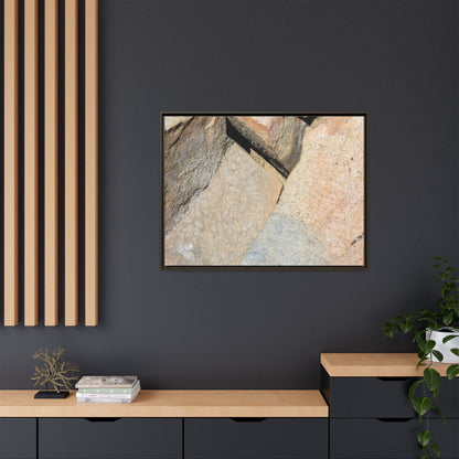Rock Fragment - Unique Stretched Canvas Wall Art - Art By Earth