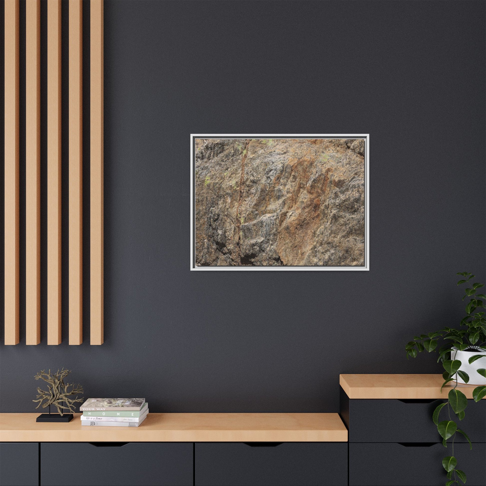Weathered Rock Formation - Unique Stretched Canvas Wall Art - Art By Earth