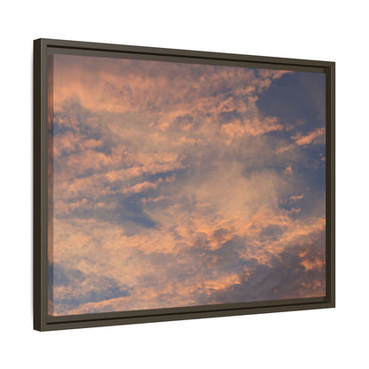Sunset's Ethereal Canvas - Unique Stretched Canvas Wall Art - Art By Earth