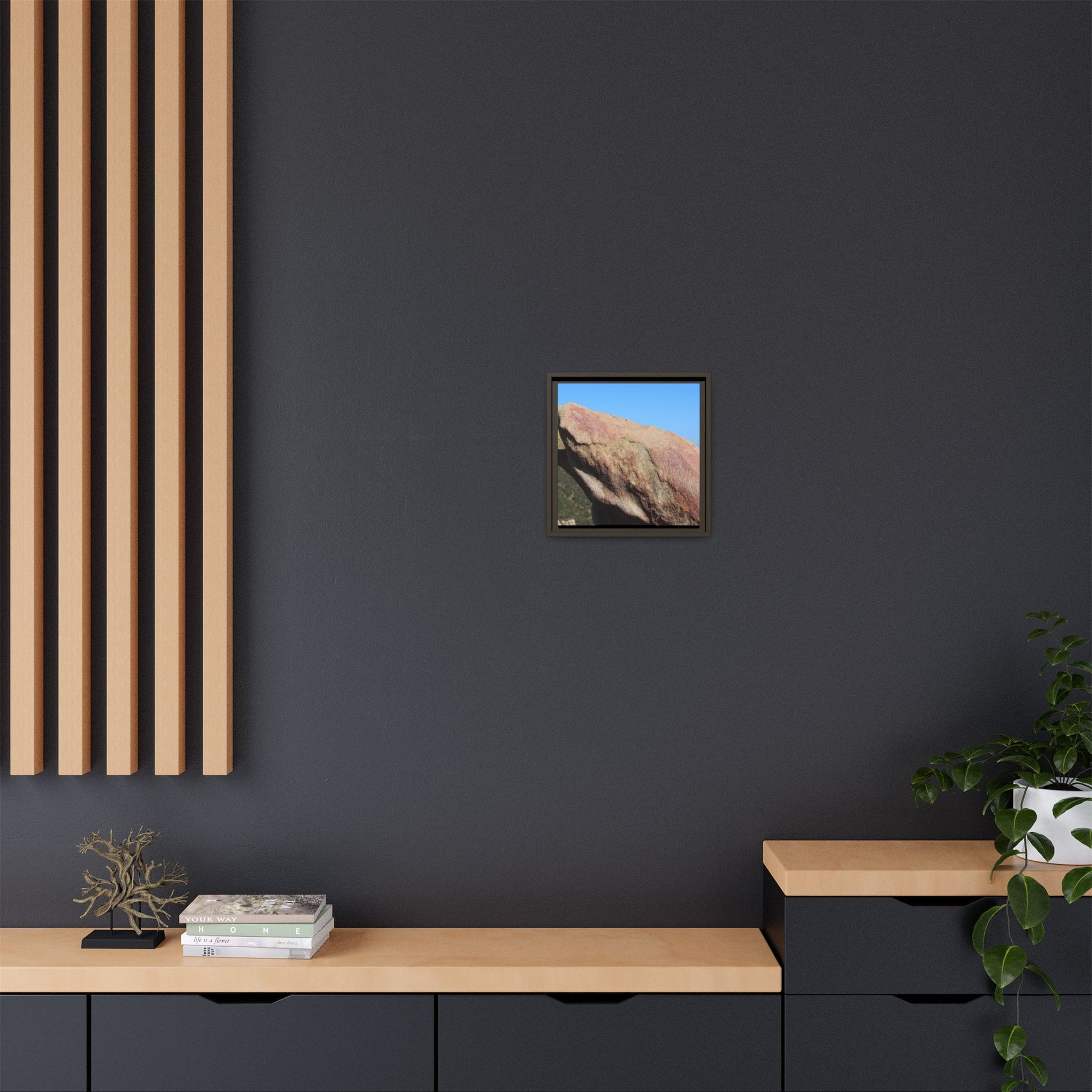 Sleeping Stone - Unique Stretched Canvas Wall Art - Art By Earth