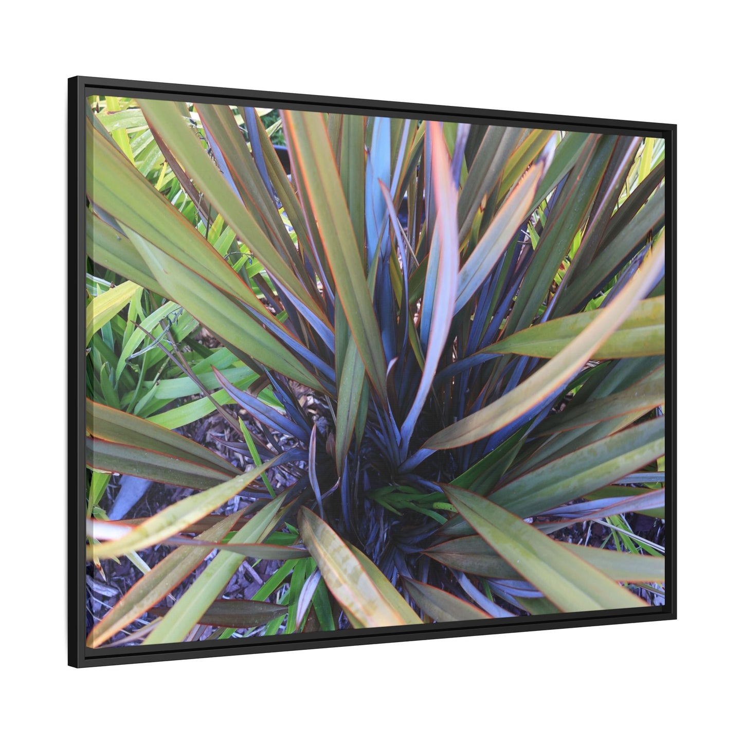 Radiant Leaves - Unique Stretched Canvas Wall Art - Art By Earth