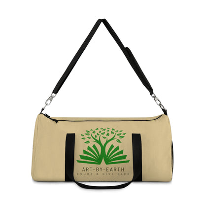 Brown/Beige - Z - ART BY EARTH DUFFEL BAG