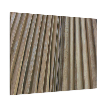 Linear Rhythm - Unique Frameless Canvas Wall Art - Art By Earth