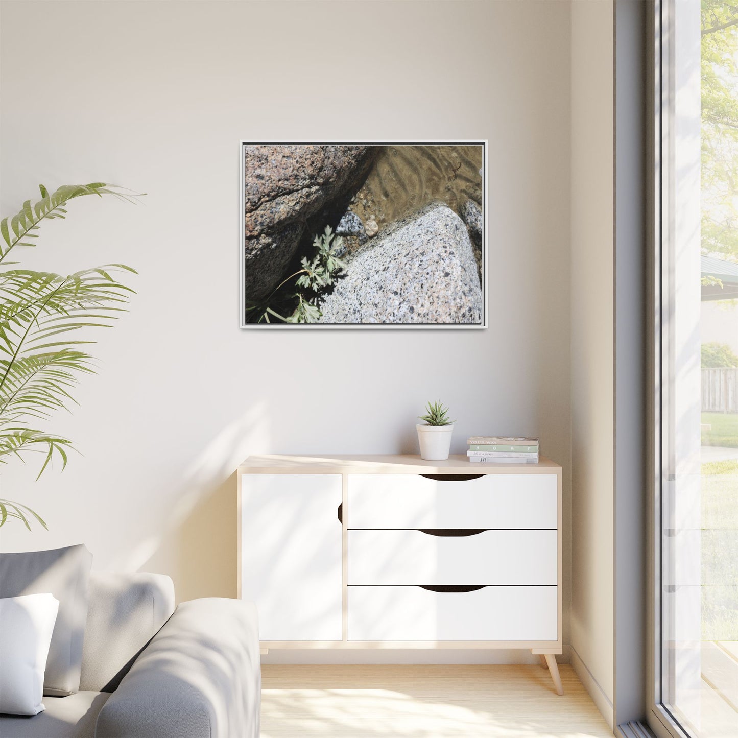 Resilience in Stone - Unique Stretched Canvas Wall Art - Art By Earth