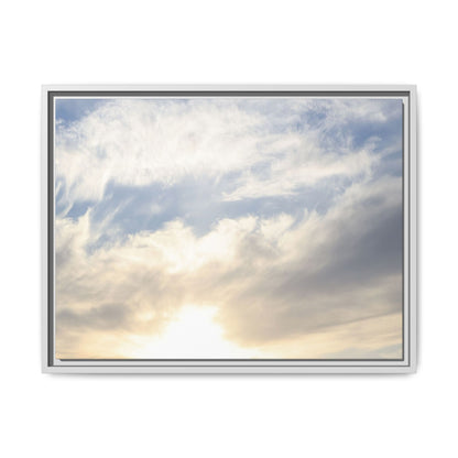 Sky's Ethereal Whisper - Unique Stretched Canvas Wall Art - Art By Earth