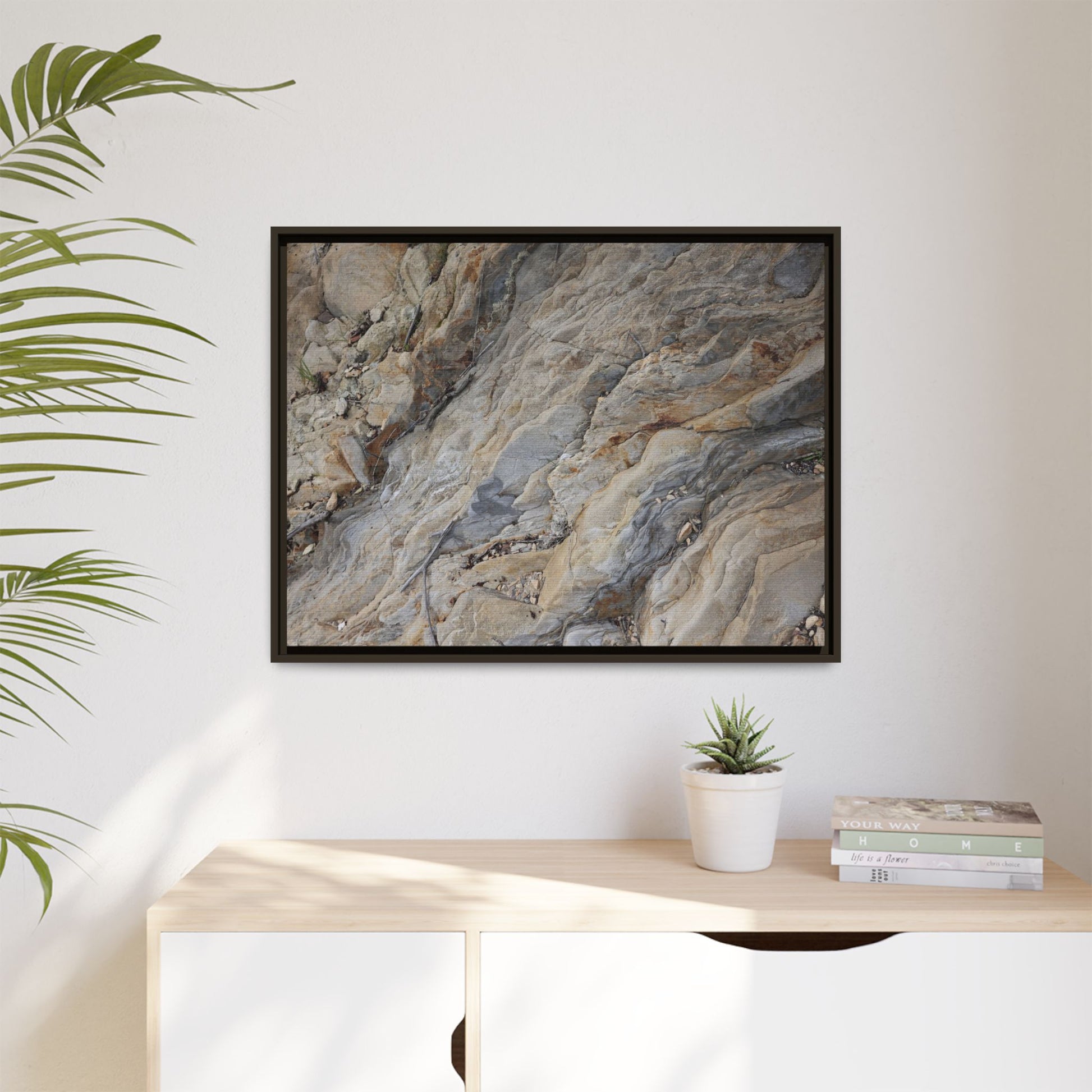 Layers of Earth's History - Unique Stretched Canvas Wall Art - Art By Earth