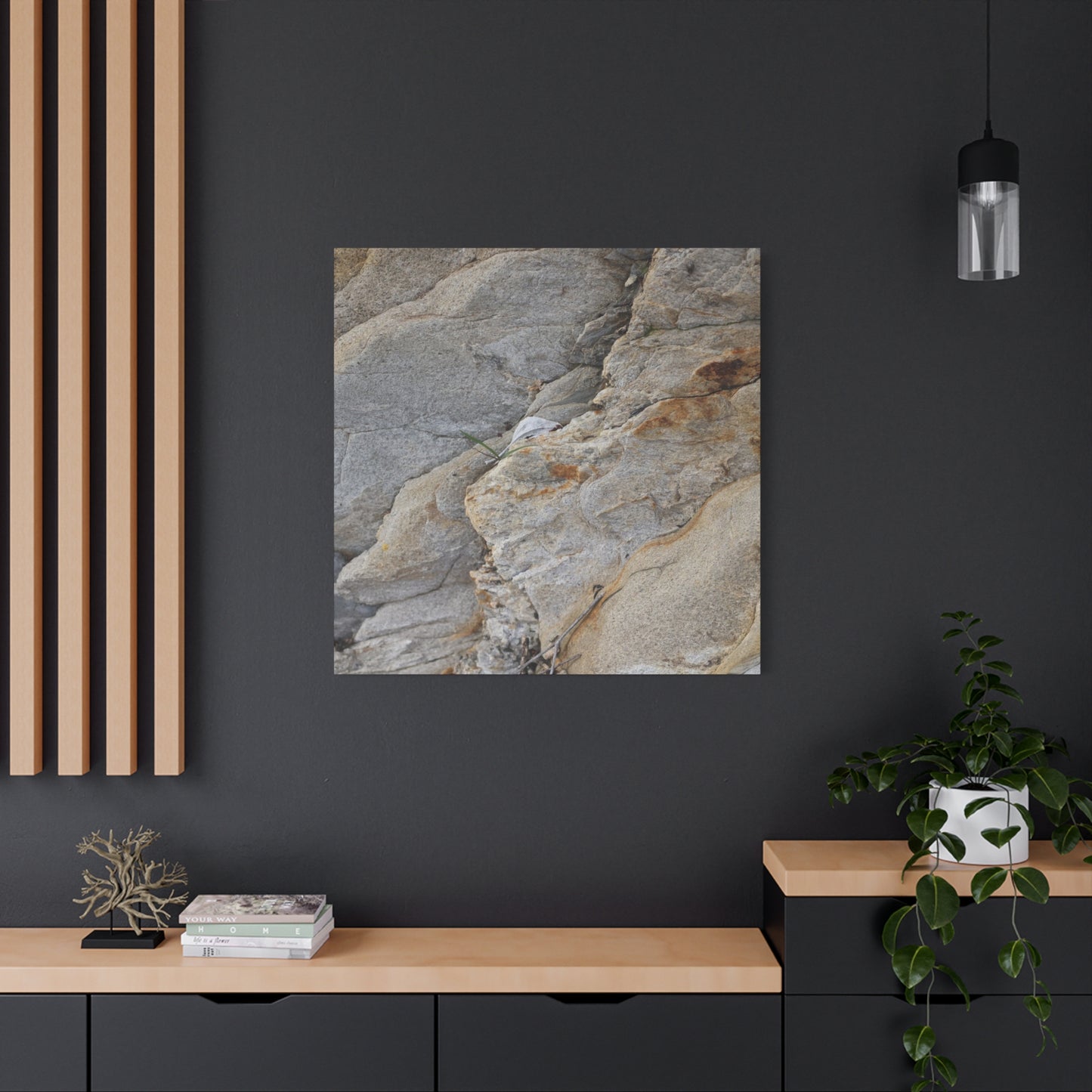 Fractal Earth - Unique Frameless Canvas Wall Art - Art By Earth