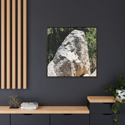Stone's Silent Whisper - Unique Stretched Canvas Wall Art - Art By Earth