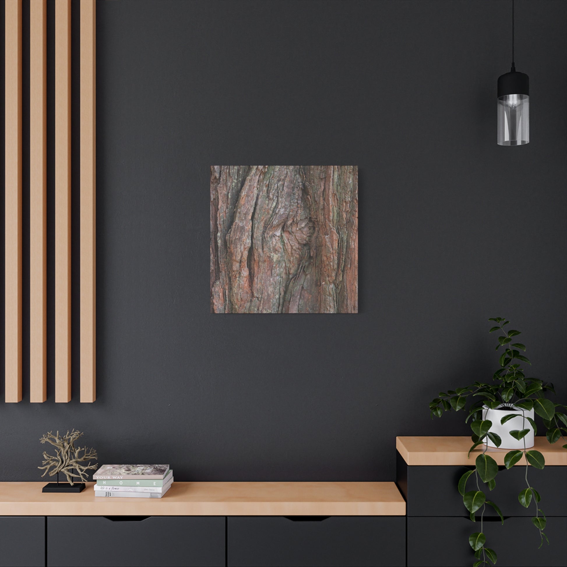 Rustic Embrace - Unique Frameless Canvas Wall Art - Art By Earth