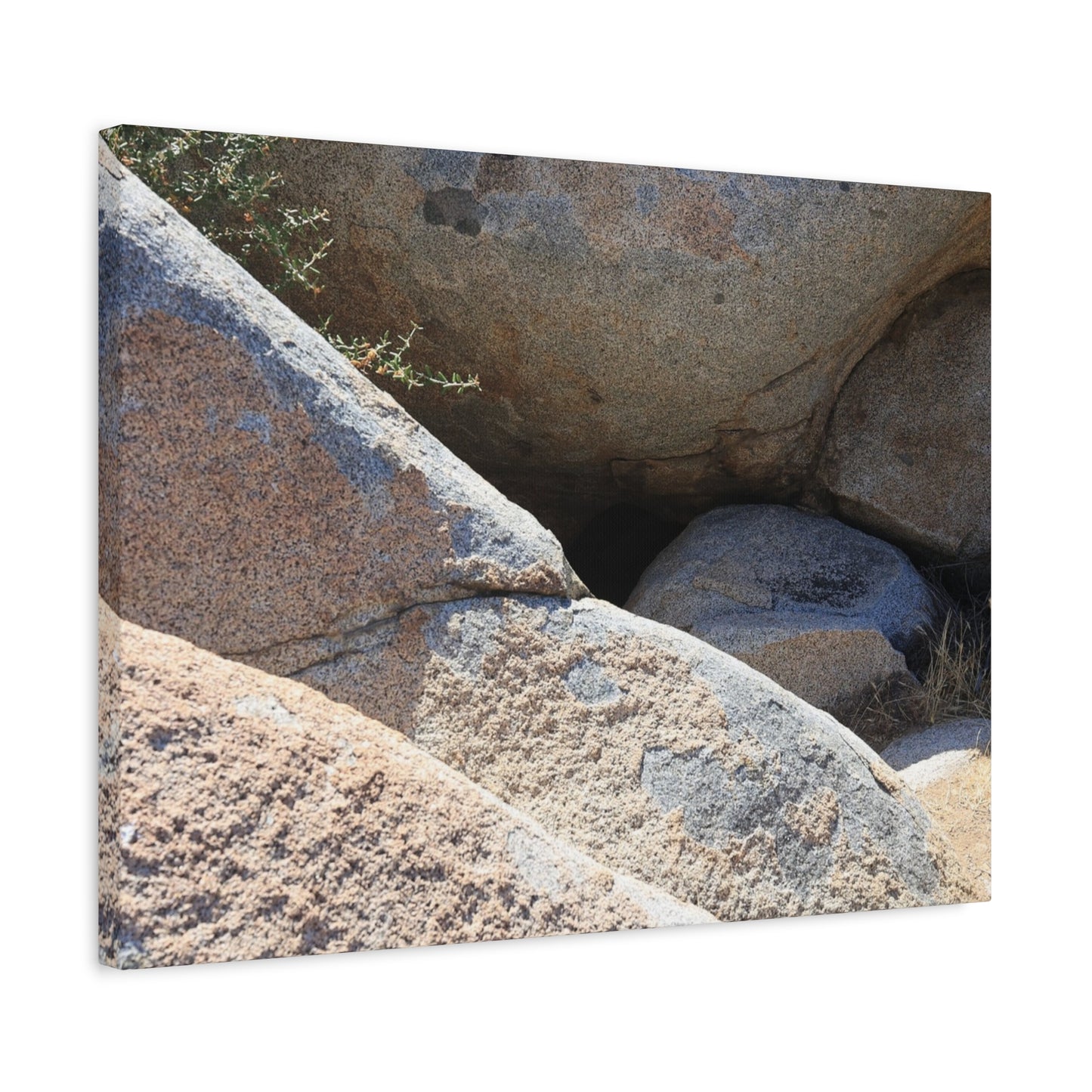 Rocky Shelter - Unique Frameless Canvas Wall Art
