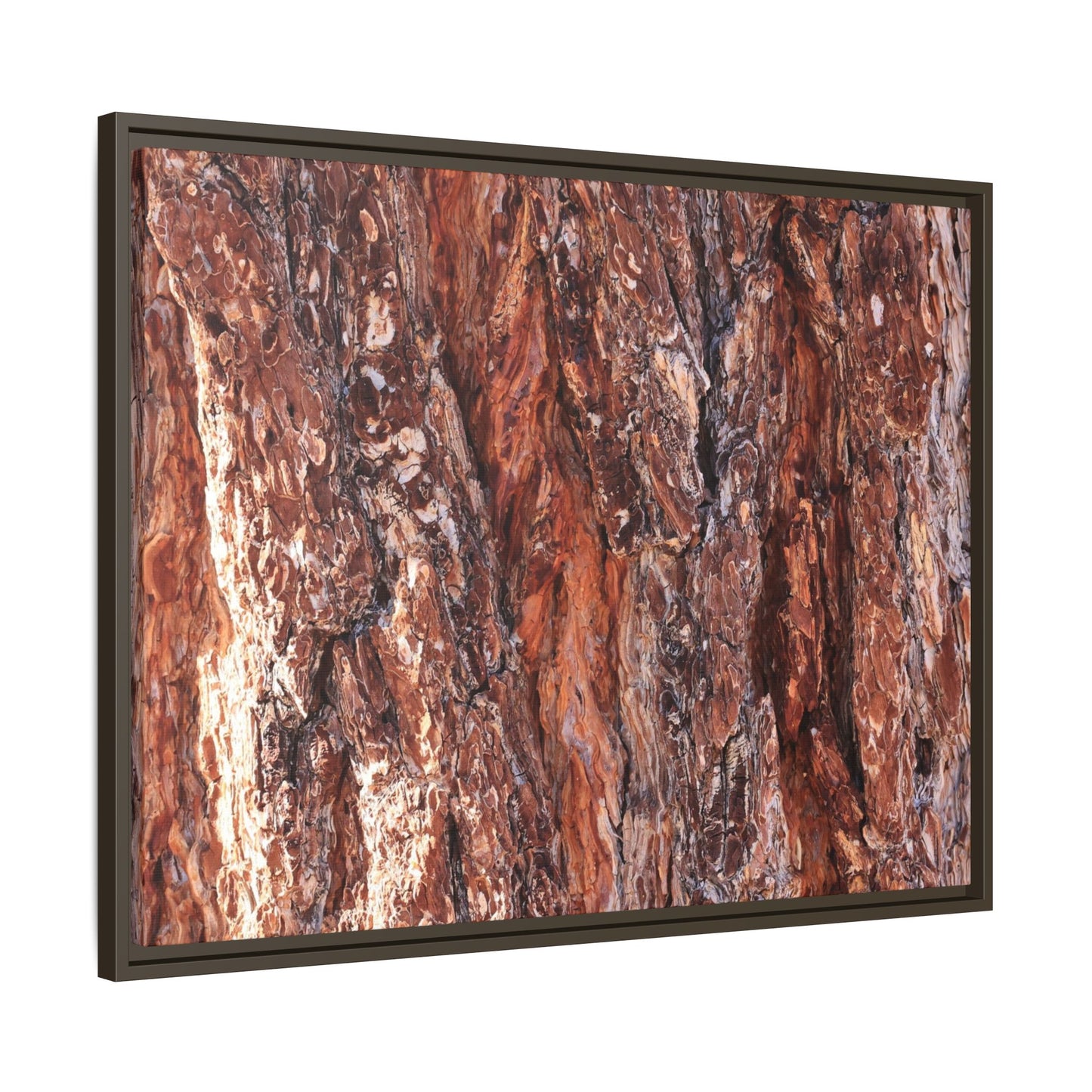 Wooden Mosaic - Unique Stretched Canvas Wall Art