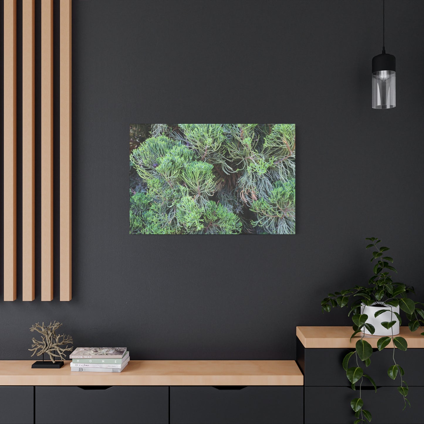 Green Labyrinth - Unique Frameless Canvas Wall Art - Art By Earth