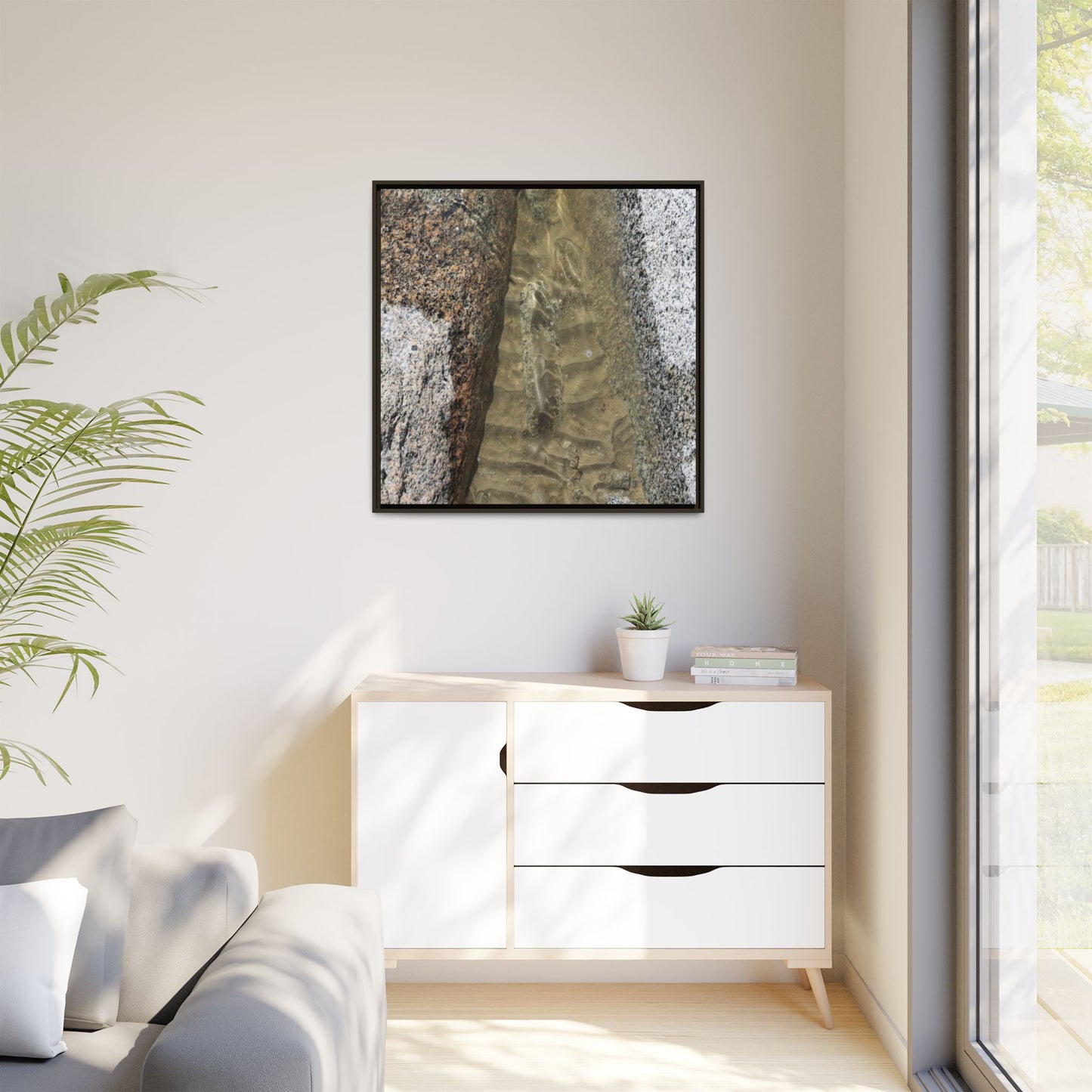 Between Concrete Walls - Unique Stretched Canvas Wall Art - Art By Earth