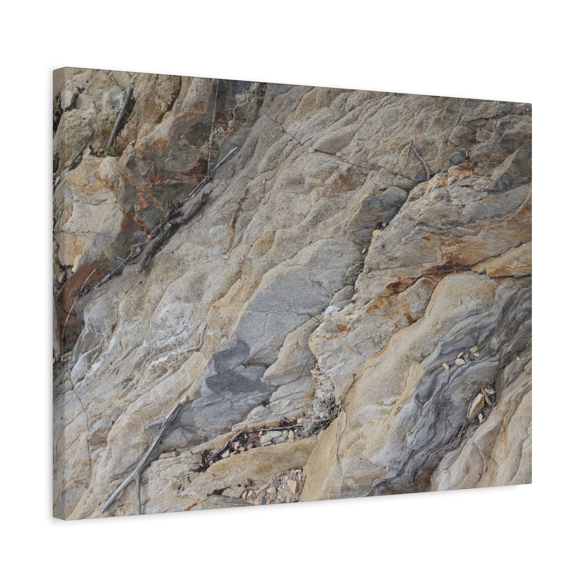 Stone Memory - Unique Frameless Canvas Wall Art - Art By Earth