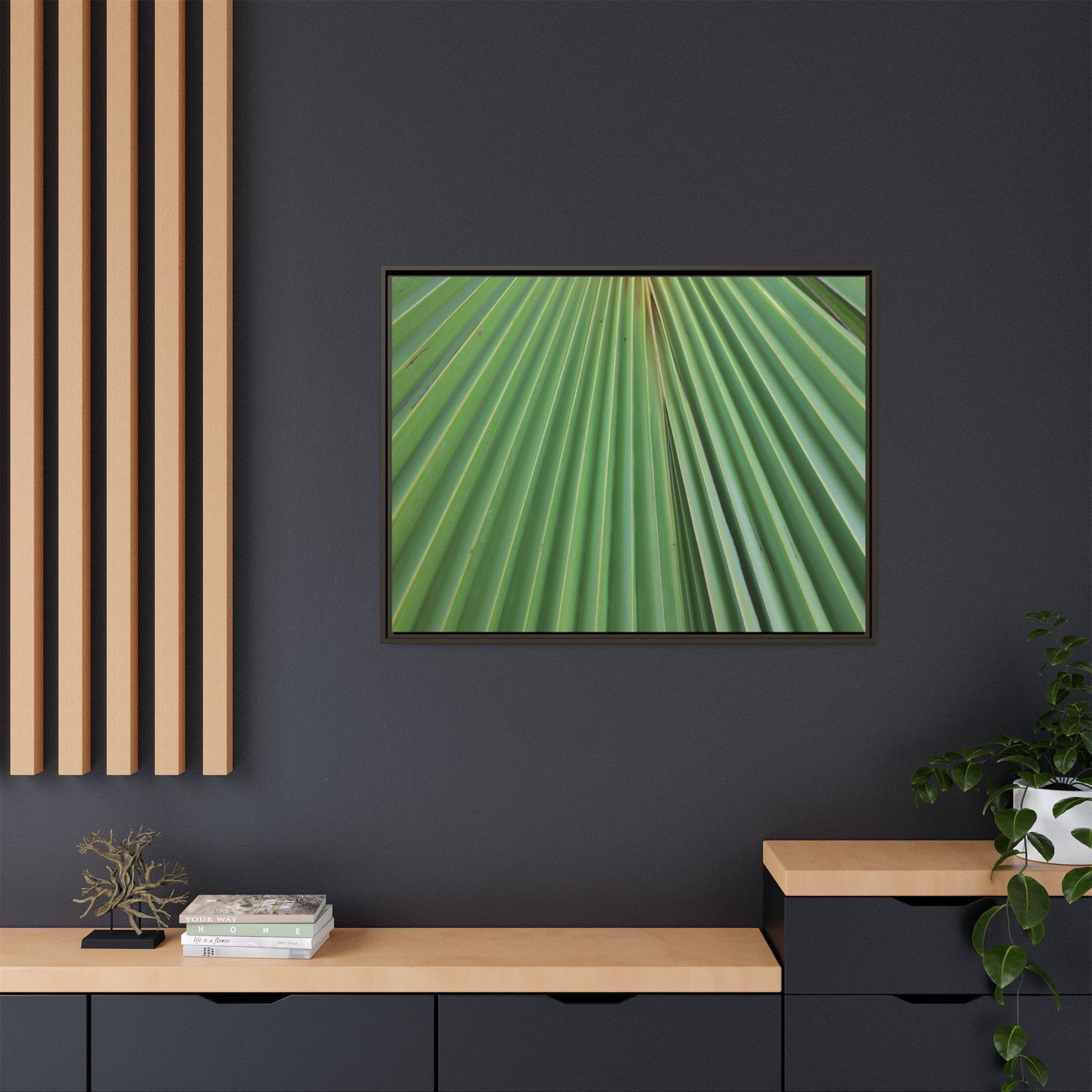 Verdant Veins - Unique Stretched Canvas Wall Art - Art By Earth
