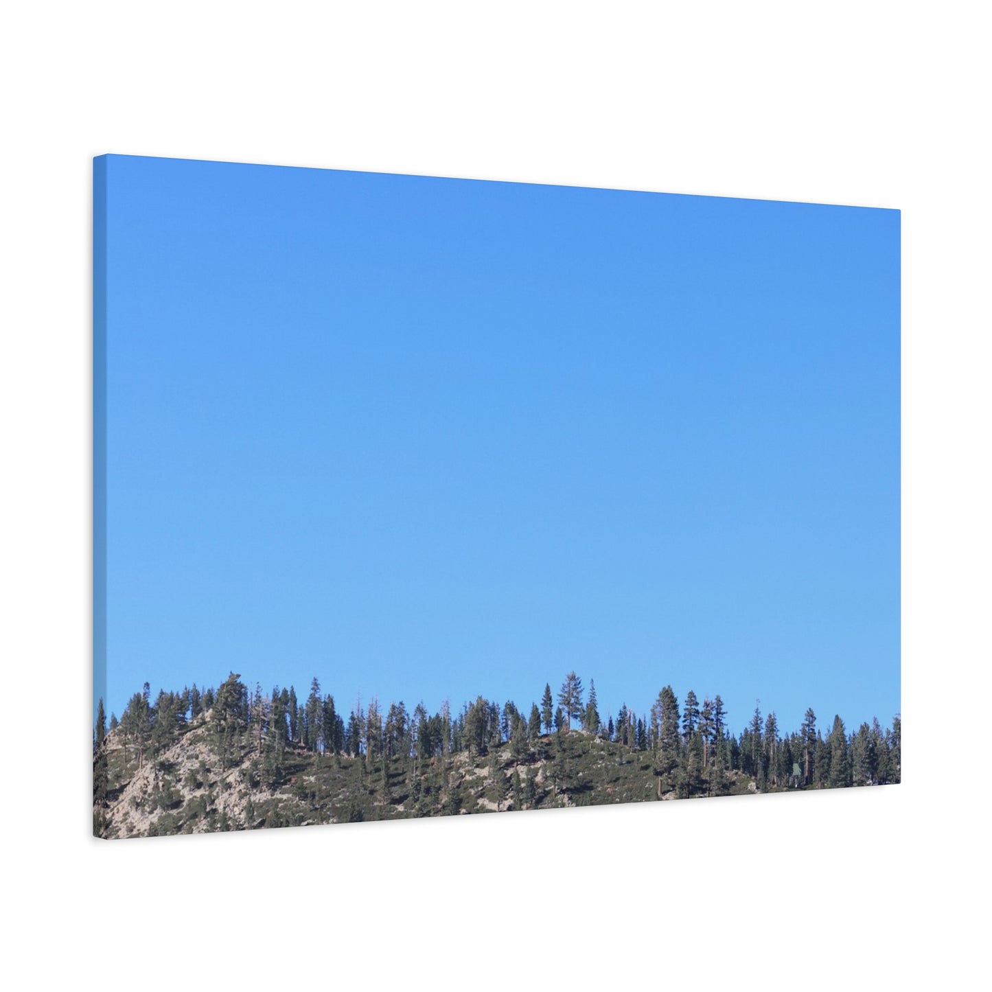 Mountain's Quiet Breath - Unique Frameless Canvas Wall Art