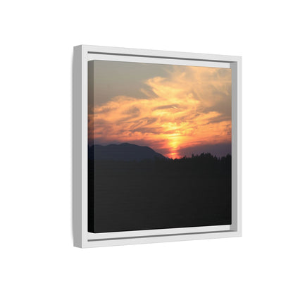 Gilded Horizon - Unique Stretched Canvas Wall Art - Art By Earth