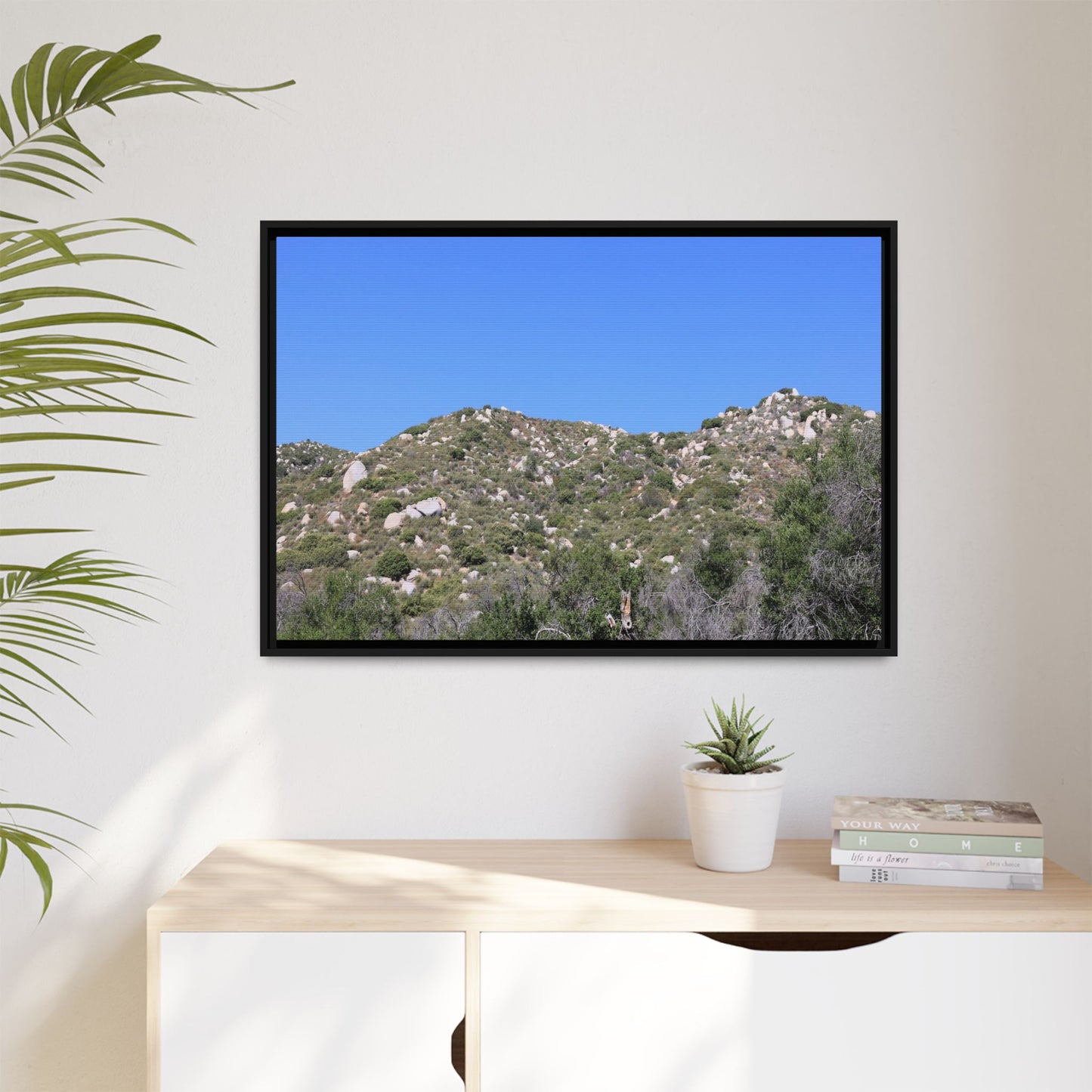 Sparse Vegetation - Unique Stretched Canvas Wall Art