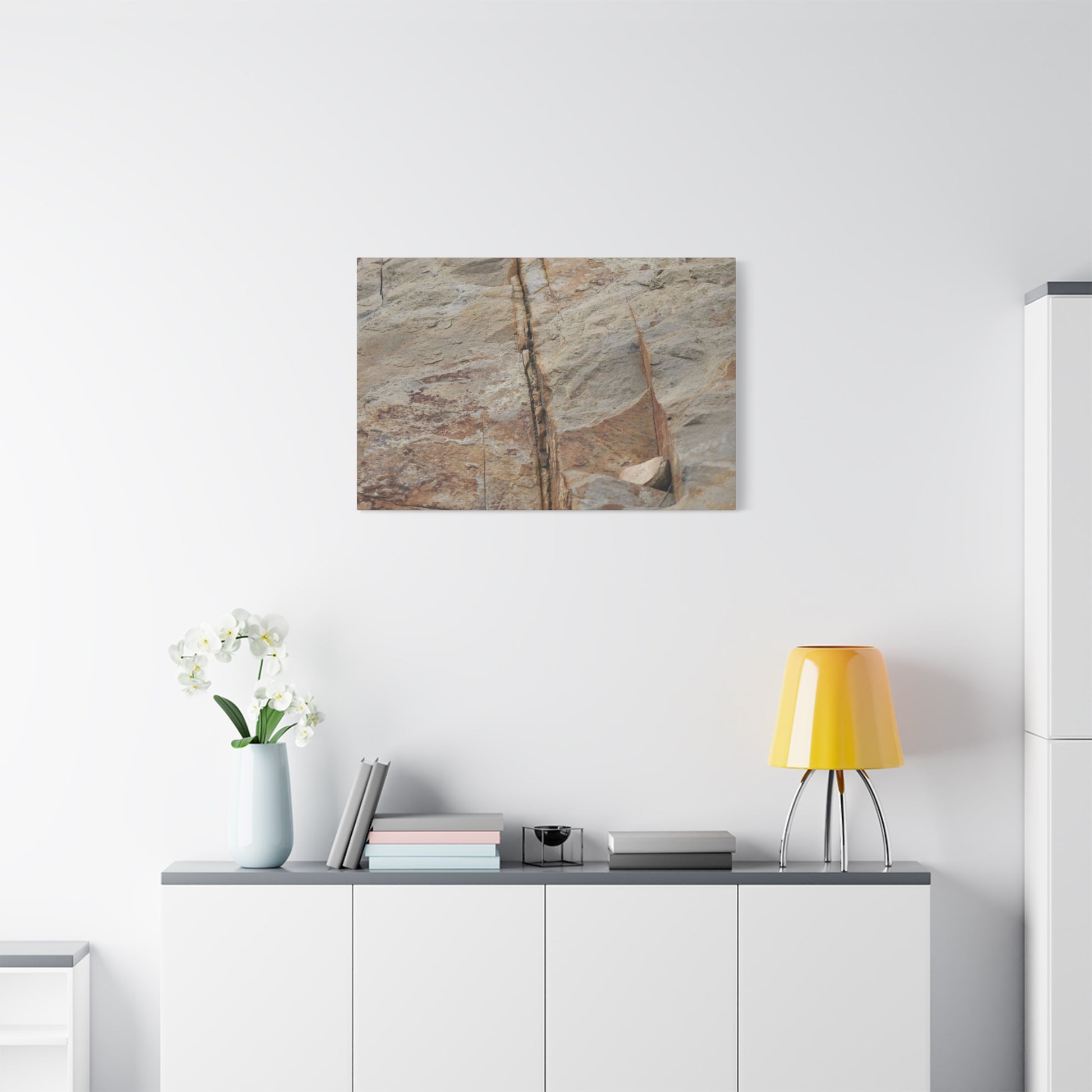 Cracked Canvas of Time - Unique Frameless Canvas Wall Art - Art By Earth
