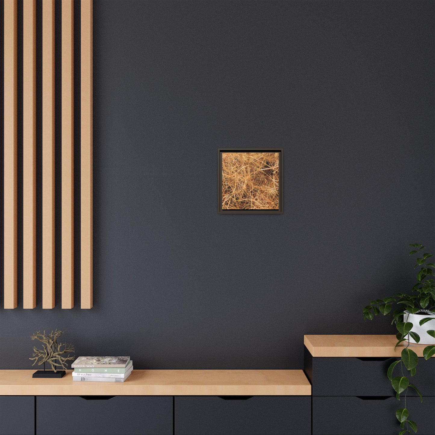 Dried Grass - Unique Stretched Canvas Wall Art - Art By Earth