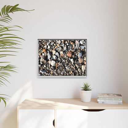 Stones and Soil - Unique Stretched Canvas Wall Art