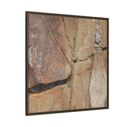 Rusty Crevices - Unique Stretched Canvas Wall Art - Art By Earth
