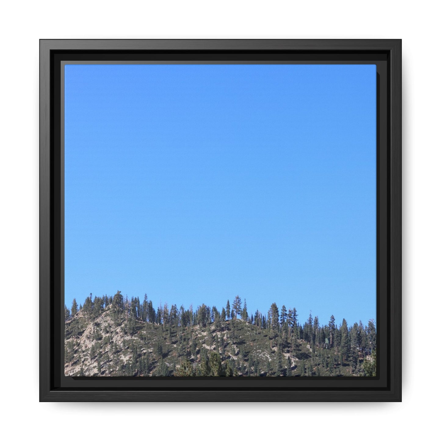 Blue Silence - Unique Stretched Canvas Wall Art