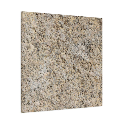 Granular Echoes - Unique Frameless Canvas Wall Art - Art By Earth