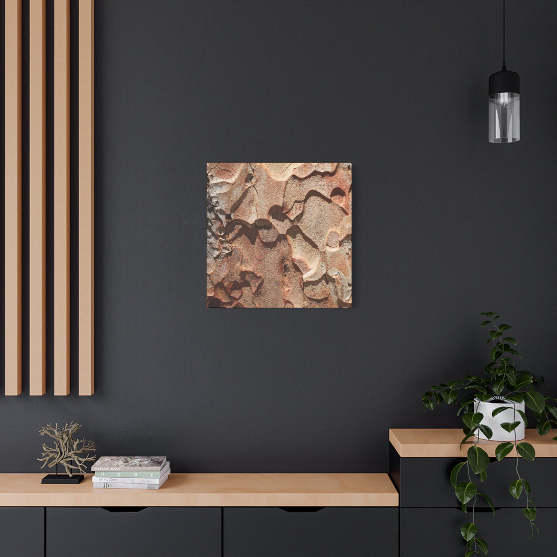 Terracotta Echoes - Unique Frameless Canvas Wall Art - Art By Earth