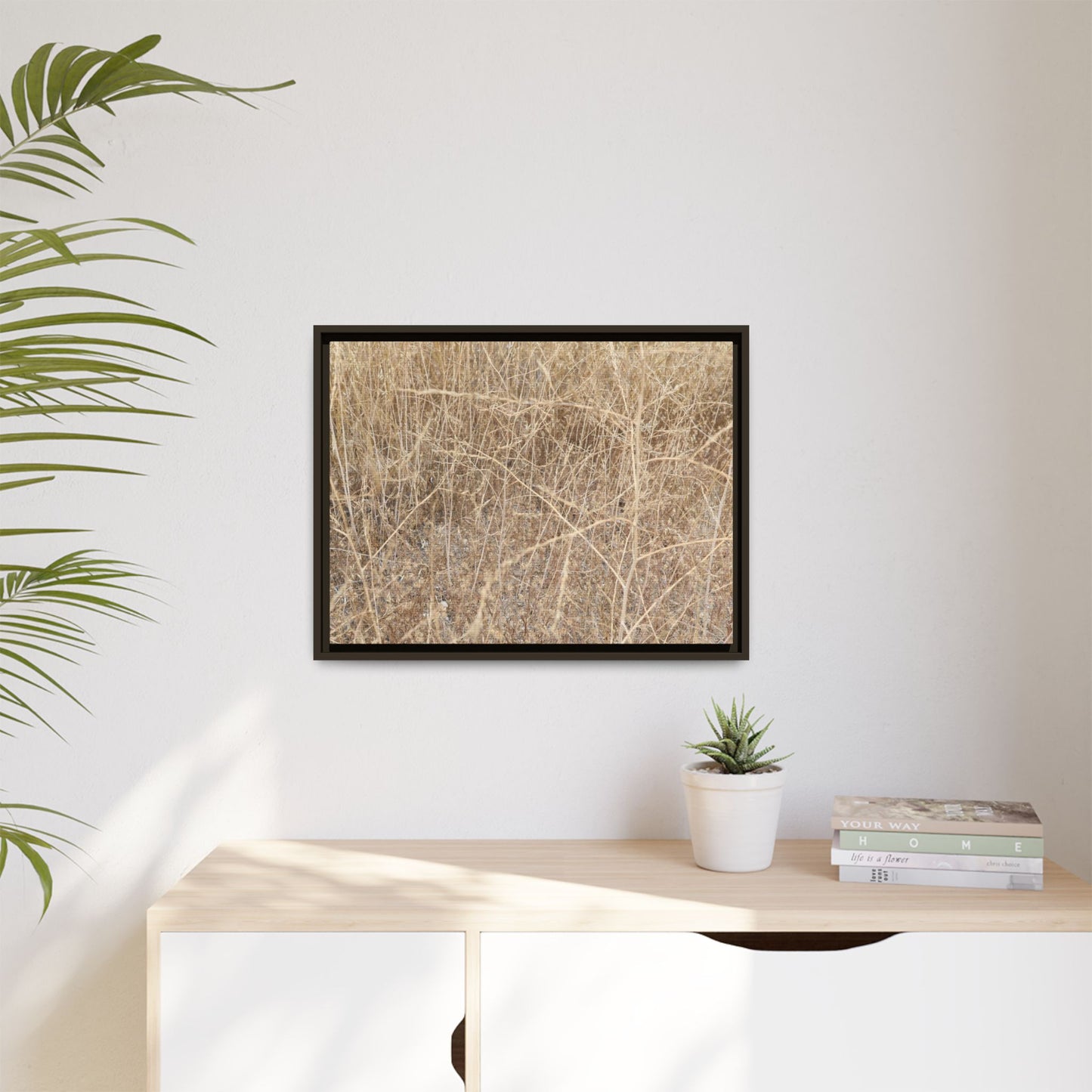 Golden Stalks - Unique Stretched Canvas Wall Art - Art By Earth
