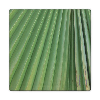 Palm Pulse - Unique Frameless Canvas Wall Art - Art By Earth