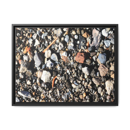 Stones and Soil - Unique Stretched Canvas Wall Art