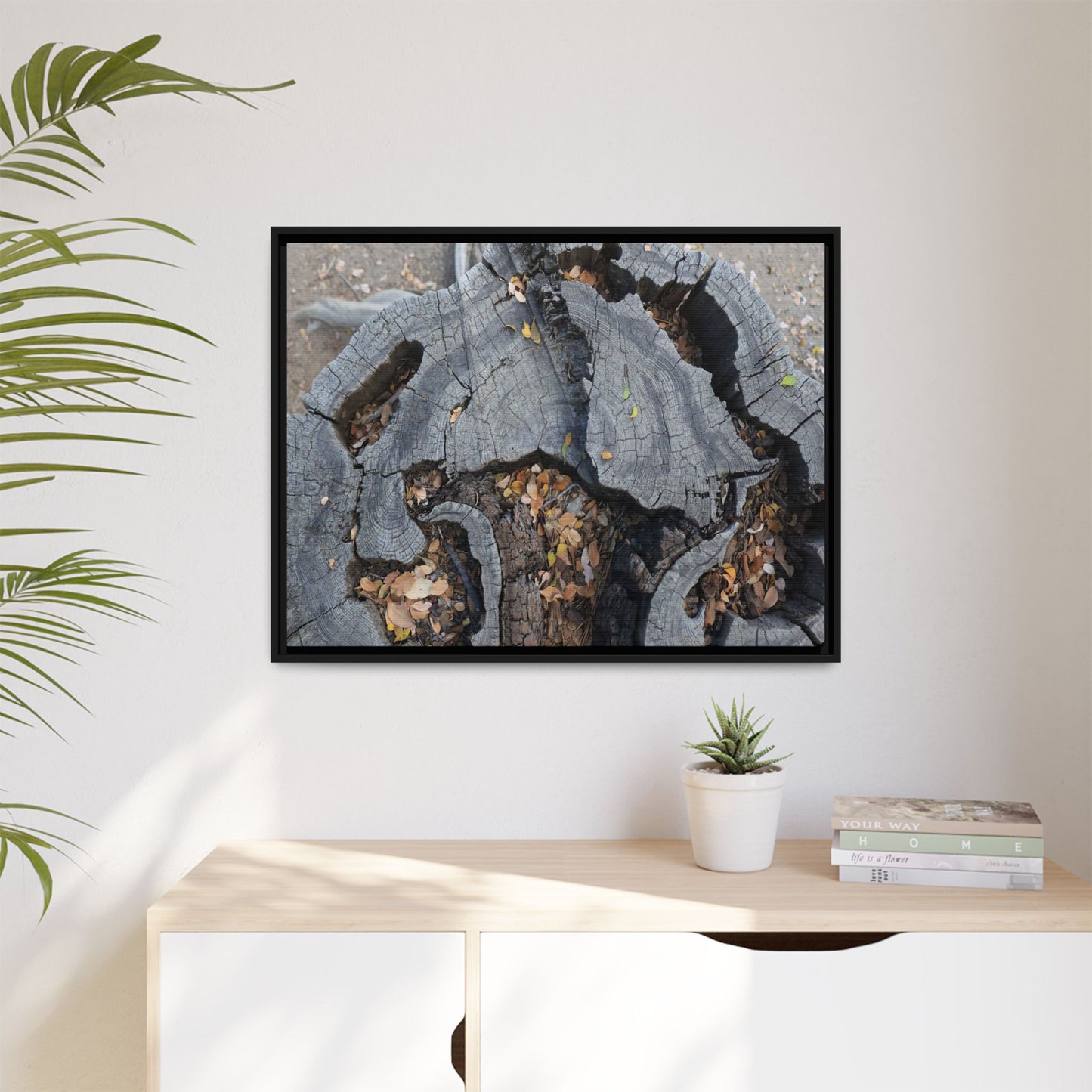 Time's Fractal Memory - Unique Stretched Canvas Wall Art - Art By Earth