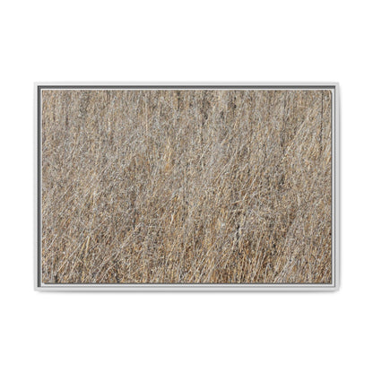 Dry Straw Symphony - Unique Stretched Canvas Wall Art - Art By Earth
