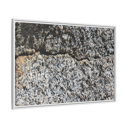 Weathered Stone Surface - Unique Stretched Canvas Wall Art