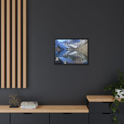 Reflections of Stillness - Unique Stretched Canvas Wall Art