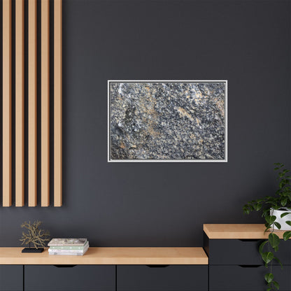 Crystalline Echoes - Unique Stretched Canvas Wall Art - Art By Earth